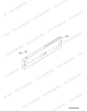 Взрыв-схема посудомоечной машины Aeg F55512VI0 - Схема узла Command panel 037